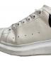 中古・古着 ALEXANDER McQUEEN (アレキサンダーマックイーン) OVERSIZED SNEAKER ホワイト×ブラック サイズ:42：10000円