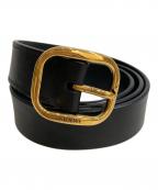 LOEWEロエベ）の古着「ラウンドソフトベルト」｜ブラック