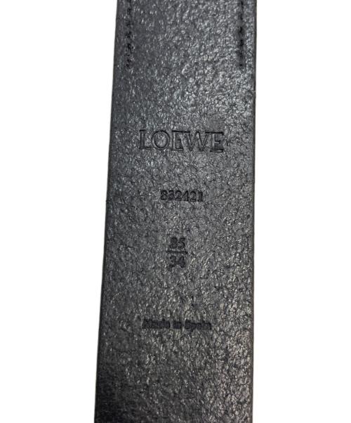 LOEWE（ロエベ）LOEWE (ロエベ) ラウンドソフトベルト ブラックの古着・服飾アイテム