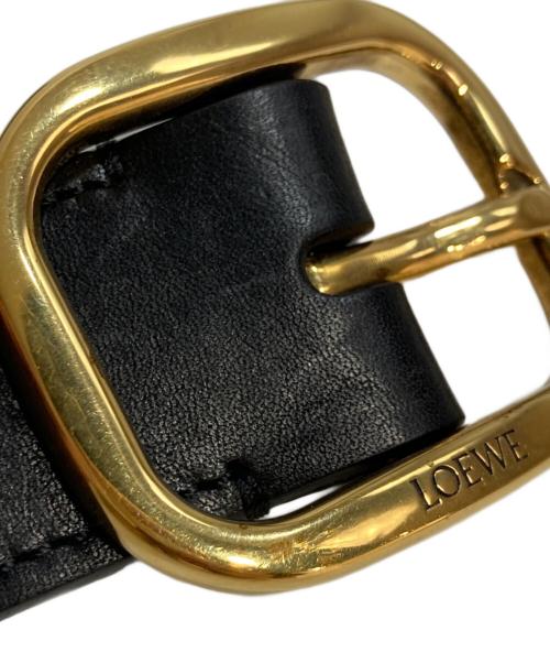 LOEWE（ロエベ）LOEWE (ロエベ) ラウンドソフトベルト ブラックの古着・服飾アイテム
