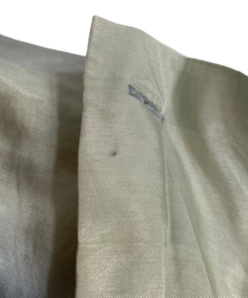 ISSEY MIYAKE（イッセイミヤケ）ISSEY MIYAKE (イッセイミヤケ) 変形ドローストリングブラウス グリーン サイズ:2の古着・服飾アイテム