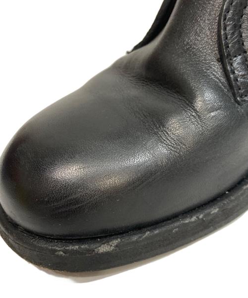 JIMMY CHOO（ジミーチュウ）JIMMY CHOO (ジミーチュウ) バイカーブーツ ブラック サイズ:371/2の古着・服飾アイテム