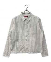 mutimer（ミューティマー）の古着「Date Night shirt ストライプシャツ」｜ホワイト