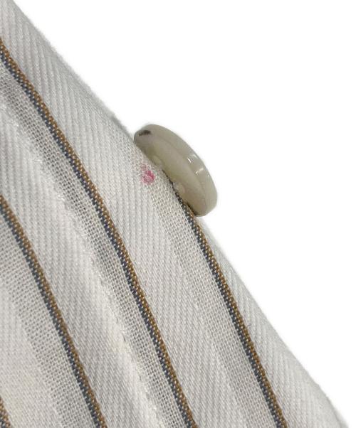 mutimer（ミューティマー）mutimer (ミューティマー) Date Night shirt ストライプシャツ ホワイト サイズ:Sの古着・服飾アイテム