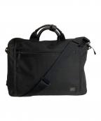PORTERポーター）の古着「CLIP 2WAY BRIEFCASE」｜ブラック