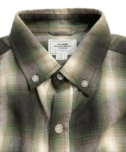THE CRIMIE（ザ クライミー）THE CRIMIE (ザ クライミー) オンブレチェックシャツ グリーン サイズ:Mの古着・服飾アイテム