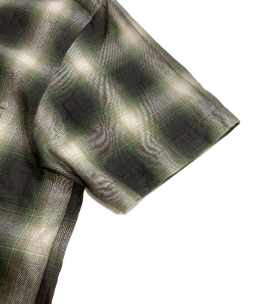 THE CRIMIE（ザ クライミー）THE CRIMIE (ザ クライミー) オンブレチェックシャツ グリーン サイズ:Mの古着・服飾アイテム