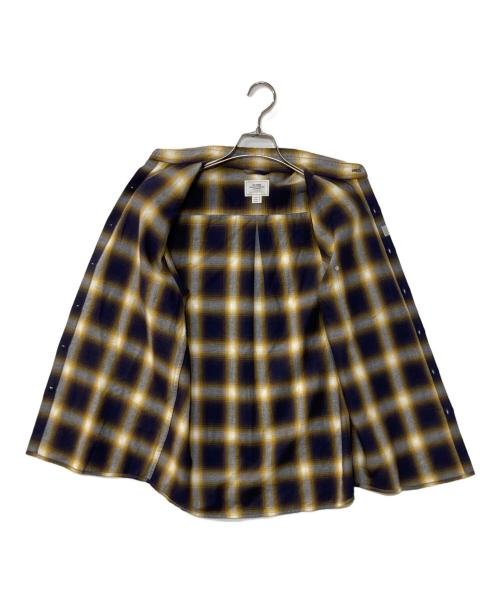 THE CRIMIE（ザ クライミー）THE CRIMIE (ザ クライミー) オンブレチェックシャツ イエロー サイズ:Mの古着・服飾アイテム