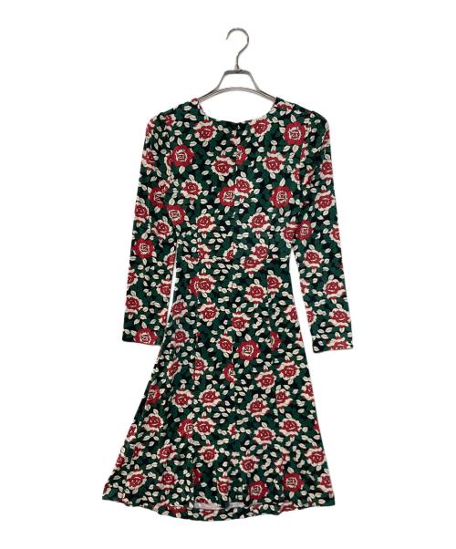 kay me（ケイミー）kay me (ケイミー) 花柄ワンピース グリーン サイズ:9の古着・服飾アイテム