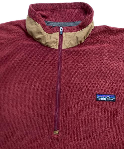 Patagonia（パタゴニア）Patagonia (パタゴニア) ハーフジップスウェット レッド サイズ:Lの古着・服飾アイテム