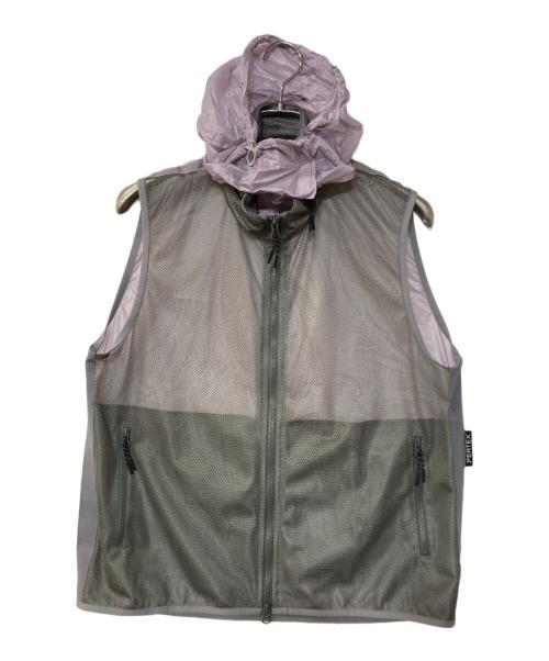MARMOT（マーモット）Marmot (マーモット) PARTEX FRONT MESH COMBI VEST グリーン サイズ:Mの古着・服飾アイテム