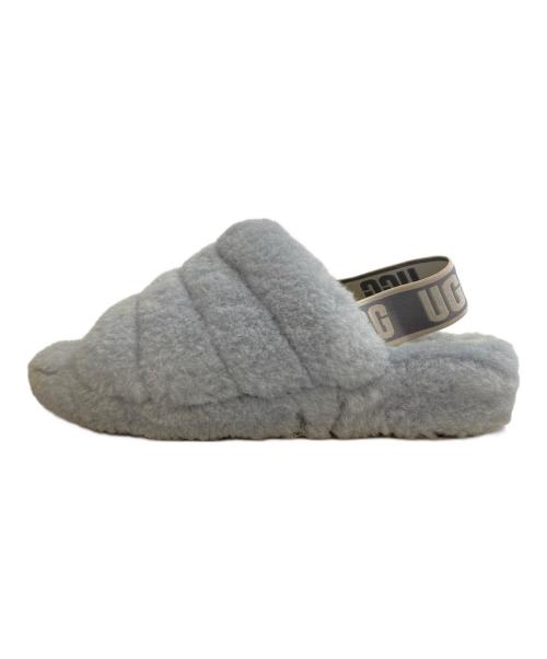 UGG（アグ）UGG (アグ) FLUFF YEAH SLIDE ブルー サイズ:24の古着・服飾アイテム