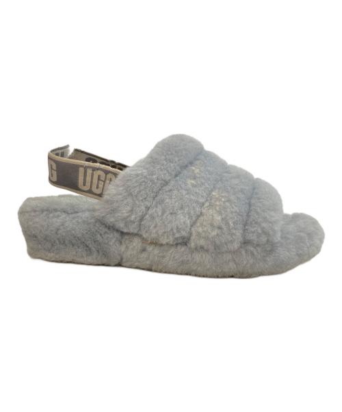 UGG（アグ）UGG (アグ) FLUFF YEAH SLIDE ブルー サイズ:24の古着・服飾アイテム