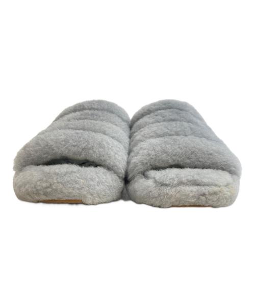 UGG（アグ）UGG (アグ) FLUFF YEAH SLIDE ブルー サイズ:24の古着・服飾アイテム