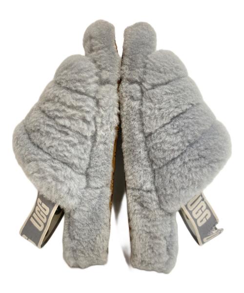 UGG（アグ）UGG (アグ) FLUFF YEAH SLIDE ブルー サイズ:24の古着・服飾アイテム