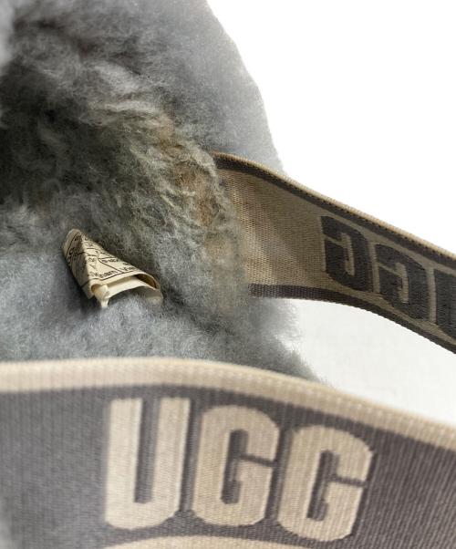 UGG（アグ）UGG (アグ) FLUFF YEAH SLIDE ブルー サイズ:24の古着・服飾アイテム