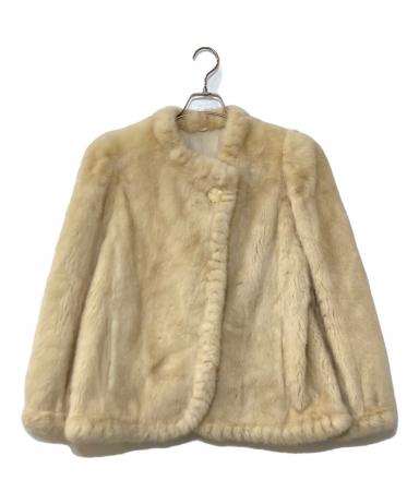 美品　♡ サガミンク　ファージャケット 中古・古着通販】SAGA MINK (サガミンク) ファージャケット ホワイト