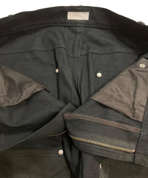 FUTUR'CHIVES（フューチャーカイブ）FUTUR'CHIVES (フューチャーカイブ) TROUSERS 001 ダブルニー ペインターパンツ ブラック サイズ:2の古着・服飾アイテム