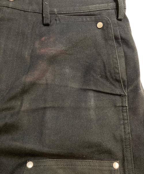 FUTUR'CHIVES（フューチャーカイブ）FUTUR'CHIVES (フューチャーカイブ) TROUSERS 001 ダブルニー ペインターパンツ ブラック サイズ:2の古着・服飾アイテム