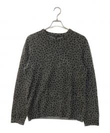 GUCCI（グッチ）の古着「レオパード カシミヤウールニット」｜グレー
