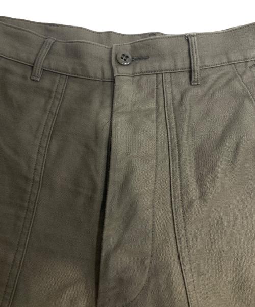 HYKE（ハイク）HYKE (ハイク) BACK SATIN BAKER PANTS ベイカーパンツ グリーン サイズ:4 XLの古着・服飾アイテム