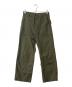 HYKE（ハイク）の古着「BACK SATIN BAKER PANTS ベイカーパンツ」｜グリーン