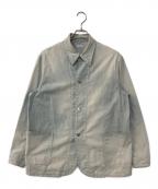 A.PRESSEアプレッセ）の古着「Indigo Pin Check Coverall カバーオール」｜インディゴ