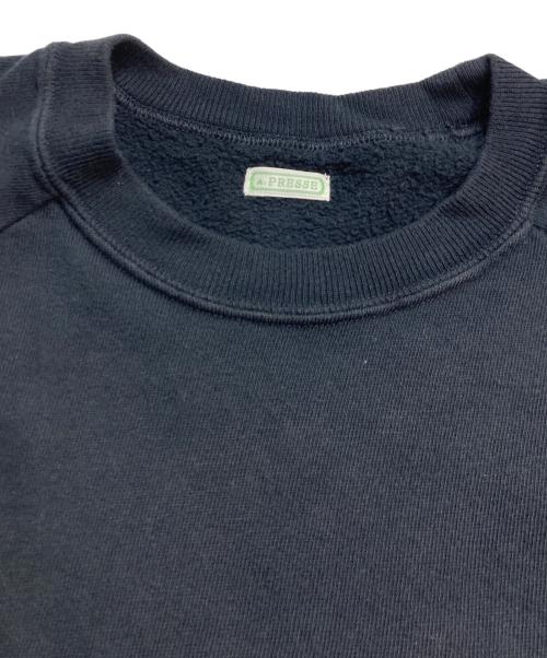 A.PRESSE（アプレッセ）A.PRESSE (アプレッセ) Vintage Light Weight S/S Sweatshirt ネイビー サイズ:2の古着・服飾アイテム