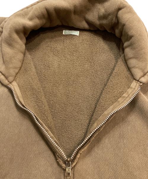 A.PRESSE（アプレッセ）A.PRESSE (アプレッセ) Vintage Half Zip Sweatshirt ブラウン サイズ:2の古着・服飾アイテム