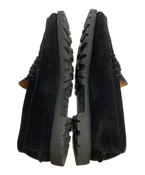 PARABOOT（パラブーツ）PARABOOT (パラブーツ) UNITED ARROWS (ユナイテッドアローズ) 別注 SUEDE BIT LOAFER ブラック サイズ:7の古着・服飾アイテム