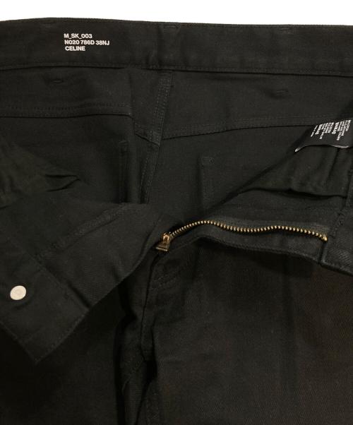CELINE（セリーヌ）CELINE (セリーヌ) ストレッチスキニーデニムパンツ ブラック サイズ:28の古着・服飾アイテム