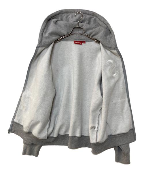 SUPREME（シュプリーム）Supreme (シュプリーム) S Logo Zip Up Hooded Sweatshirt グレー サイズ:largeの古着・服飾アイテム