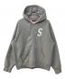 Supreme（シュプリーム）の古着「S Logo Zip Up Hooded Sweatshirt」｜グレー