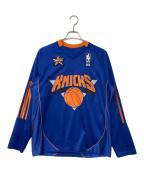 KITHキス）の古着「Kith for NBA All-Star New York Knicks Samuel Shirt/ゲームシャツ」｜ブルー