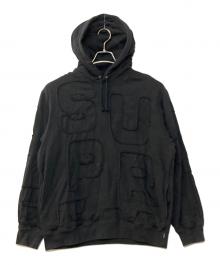 SUPREME（シュプリーム）の古着「Cutout Letters Hooded」｜ブラック