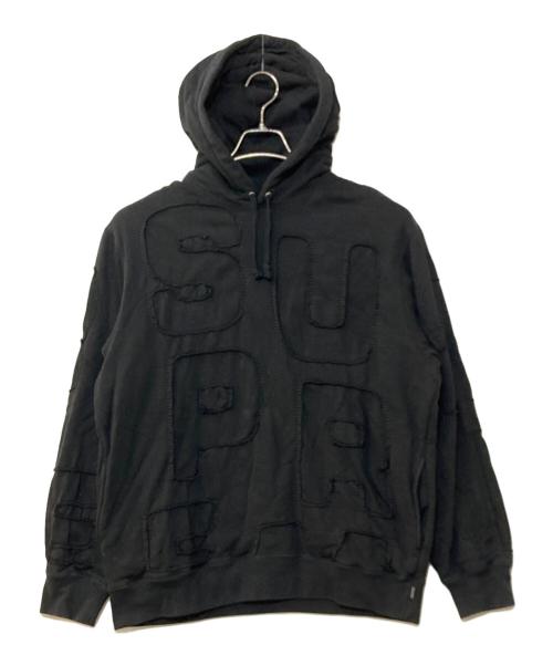 SUPREME（シュプリーム）Supreme (シュプリーム) Cutout Letters Hooded ブラック サイズ:MEDIUMの古着・服飾アイテム