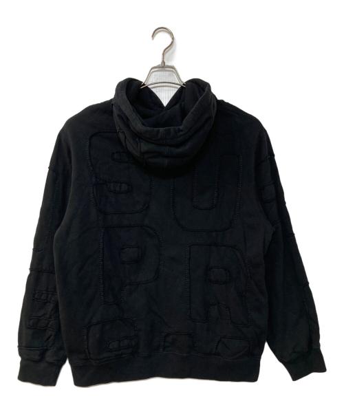 SUPREME（シュプリーム）Supreme (シュプリーム) Cutout Letters Hooded ブラック サイズ:MEDIUMの古着・服飾アイテム