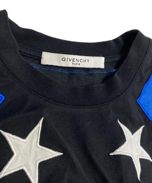 GIVENCHY（ジバンシィ）GIVENCHY (ジバンシィ) Cuban Tape Star Tee ブラック サイズ:XSの古着・服飾アイテム