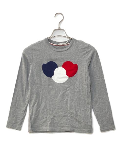 MONCLER（モンクレール）MONCLER (モンクレール) MAGLIA T SHIRT グレー サイズ:12の古着・服飾アイテム