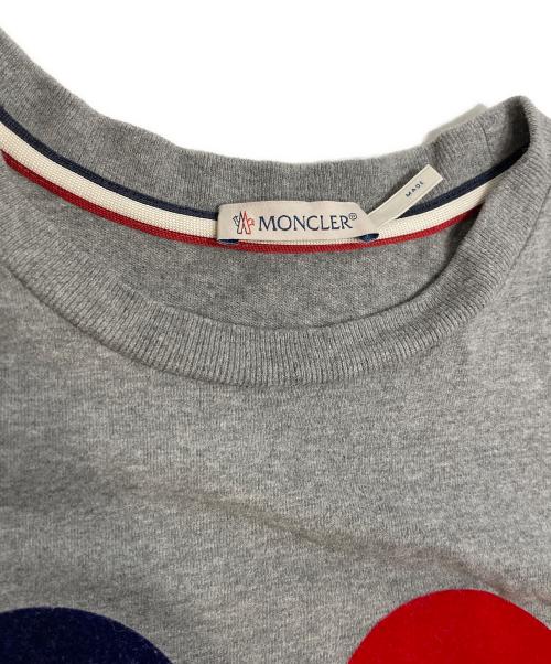 MONCLER（モンクレール）MONCLER (モンクレール) MAGLIA T SHIRT グレー サイズ:12の古着・服飾アイテム