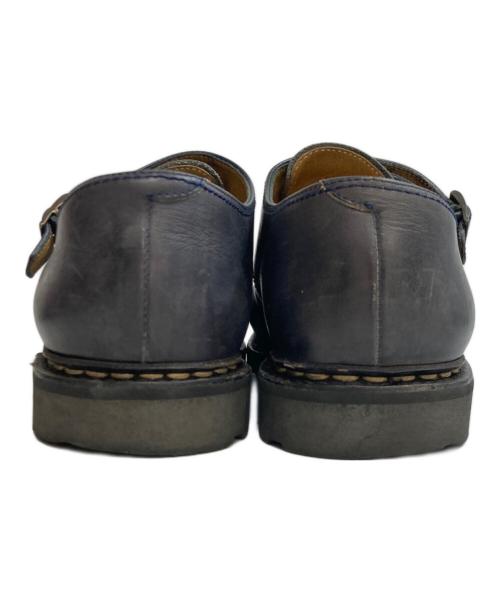 PARABOOT（パラブーツ）PARABOOT (パラブーツ) WILLIAM ダブルモンクストラップレザーシューズ ネイビー サイズ:10 1/2の古着・服飾アイテム