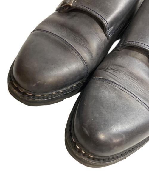 PARABOOT（パラブーツ）PARABOOT (パラブーツ) WILLIAM ダブルモンクストラップレザーシューズ ネイビー サイズ:10 1/2の古着・服飾アイテム