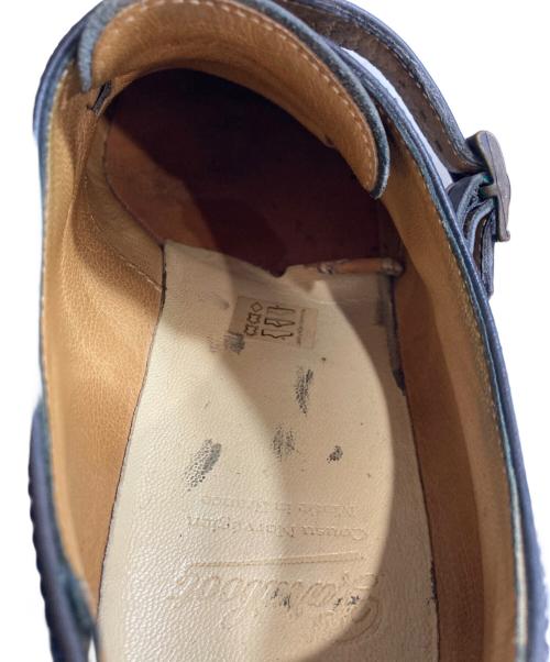 PARABOOT（パラブーツ）PARABOOT (パラブーツ) WILLIAM ダブルモンクストラップレザーシューズ ネイビー サイズ:10 1/2の古着・服飾アイテム
