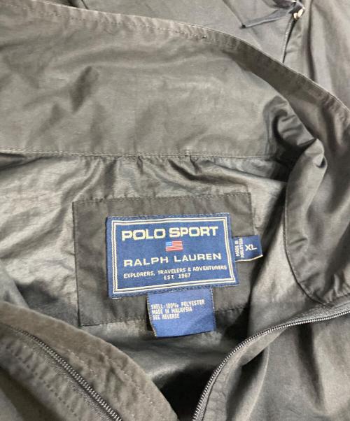 POLO SPORT（ポロスポーツ）POLO SPORT (ポロスポーツ) ナイロンジャケット ブラック サイズ:XLの古着・服飾アイテム