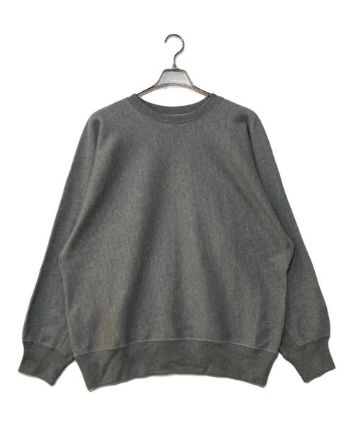 nanamica（ナナミカ）nanamica (ナナミカ) Crew Neck Sweat グレー サイズ:Lの古着・服飾アイテム