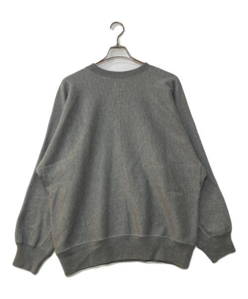 nanamica（ナナミカ）nanamica (ナナミカ) Crew Neck Sweat グレー サイズ:Lの古着・服飾アイテム