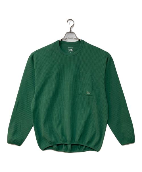 THE NORTH FACE（ザ ノース フェイス）THE NORTH FACE (ザ ノース フェイス) エンライドワッフルクルー グリーン サイズ:XLの古着・服飾アイテム