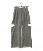 ANRエーエヌアール）の古着「2WAY SLIT SWEAT PANTS」｜ブラウン