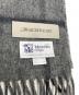 JOHNSTONS OF ELGIN (ジョンストンズ オブ エルガン) THE SECRETCLOSET (ザシークレットクローゼット) 別注 カシミヤ大判ストール グレー×ブルー：20000円