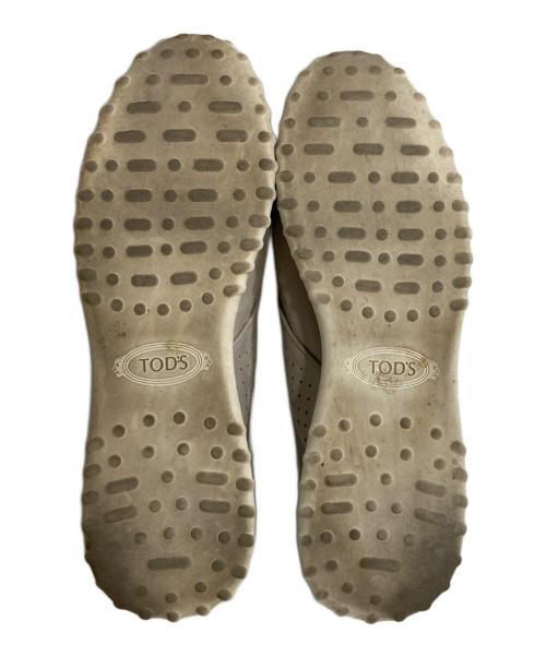 TOD'S（トッズ）TOD'S (トッズ) レザースニーカー グレー サイズ:38.5の古着・服飾アイテム